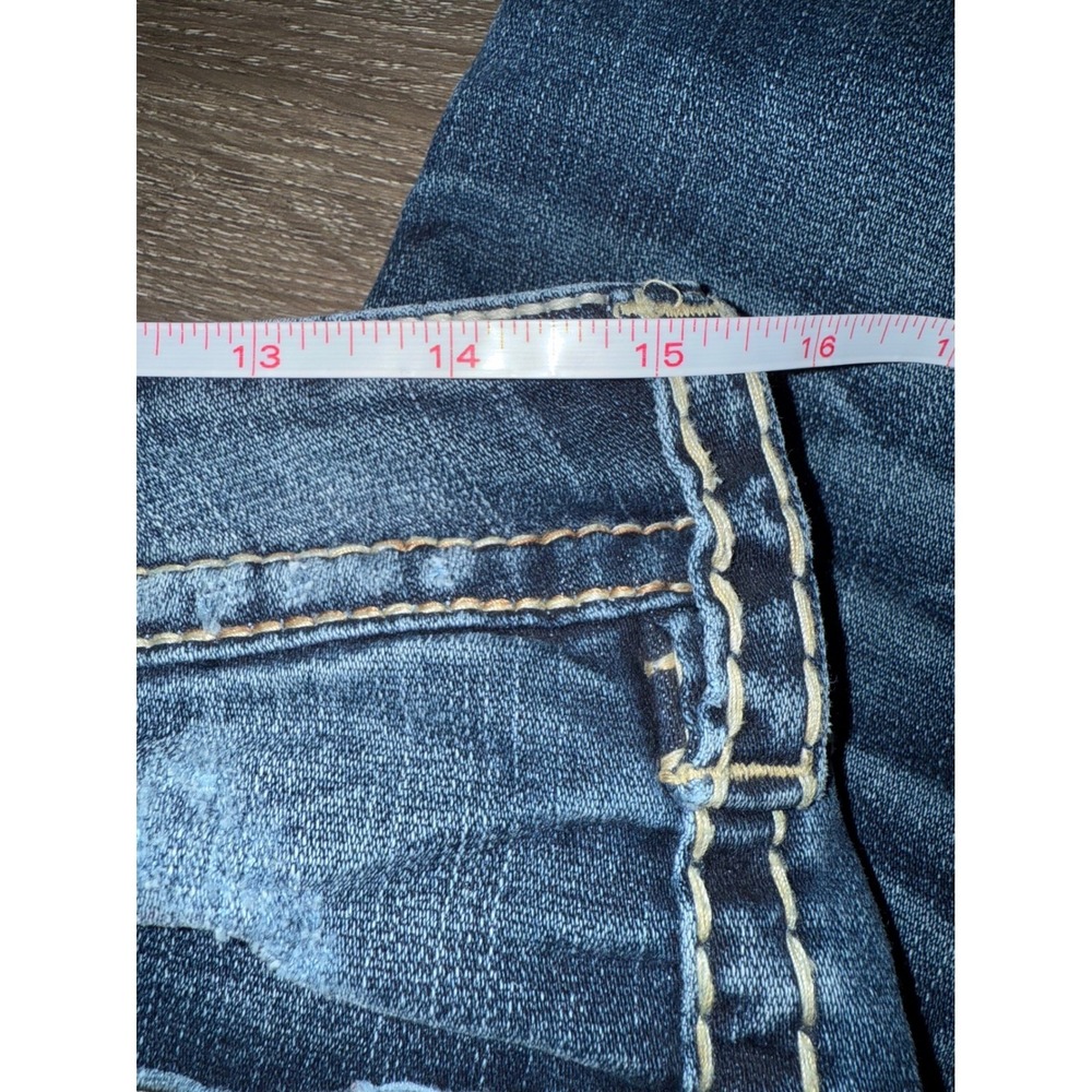 Silver Jeans Suki Surplus Bootcut Dark Wash Denim Jeans Size 30x29 Faded thighs - Picture 6 of 10